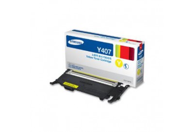 Samsung CLTY407 Yellow Toner for CLP320  CLX3185 (1500 Page Yield)